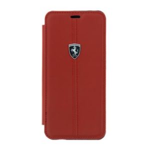 Pouzdro Ferrari Heritage Red pro Samsung Galaxy S9 plus