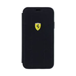 Ferrari Tyres Daphne Book Case Black pro iPhone X