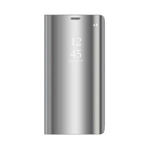Pouzdro Smart Clear View  Motorola G8 Plus Silver