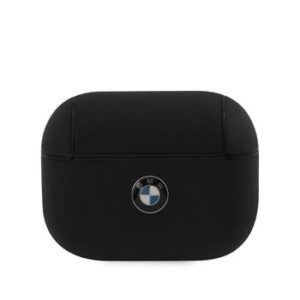 BMAPCSLBK BMW Signature Kožené Pouzdro pro Airpods Pro Black