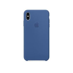 Apple MVF62ZM/A Silikonový Kryt pro iPhone XS Max Delft Blue