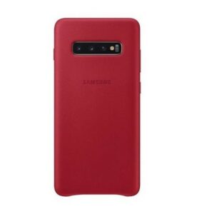 EF-VG975LRE Samsung Leather Cover Red pro G975 Galaxy S10 Plus