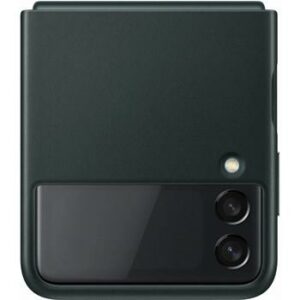 EF-VF711LGE Samsung Kožený Kryt pro Galaxy Z Flip 3 Green