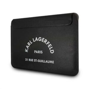 Karl Lagerfeld Saffiano RSG Embossed Computer Sleeve 16″ Black