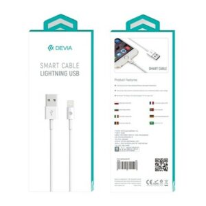 Devia cable Smart USB/Lightning 1m 2,1A White