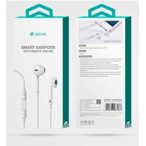 Devia sluchátka Smart EarPods jack 3,5mm White