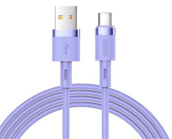 Joyroom S-1224N2 Silicone USB-C Data Cable 1.2m Purple