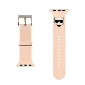Karl Lagerfeld Choupette Head Řemínek pro Apple Watch 42/44mm Pink