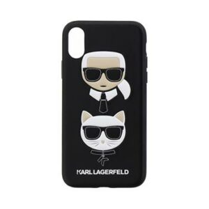 Karl Lagerfeld Karl and Choupette Hard Case Black iPhone XR