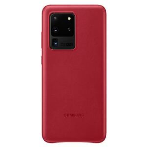 EF-VG988LRE Samsung Galaxy S20 Ultra Kožený Kryt Red
