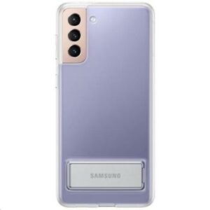 EF-JG996CTE Samsung Clear Standing Kryt pro Galaxy S21+ Transparent