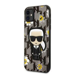 Karl Lagerfeld Ikonik Flower Kryt pro iPhone 11 Grey