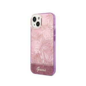 Guess PC/TPU Jungle Zadní Kryt pro iPhone 14 Plus Pink